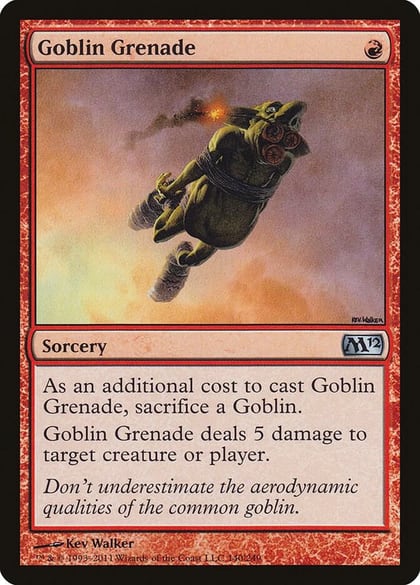 Goblin Grenade, Magic 2012 (M12) 140