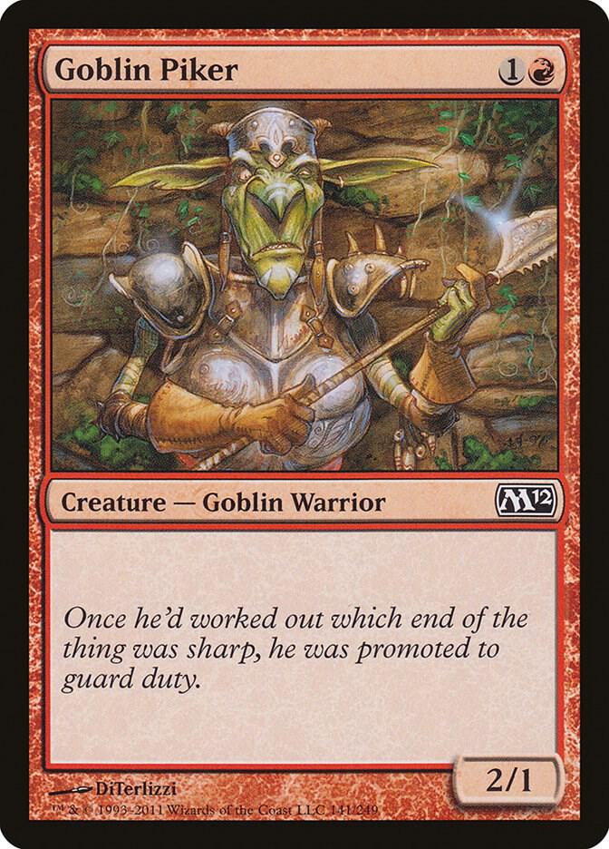 Goblin Piker, Magic 2012 (M12) 141