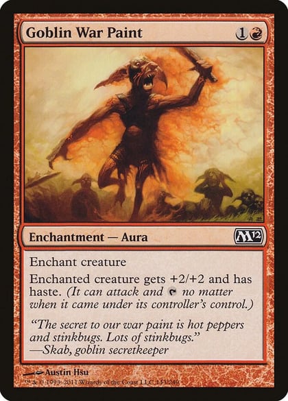 Goblin War Paint, Magic 2012 (M12) 143