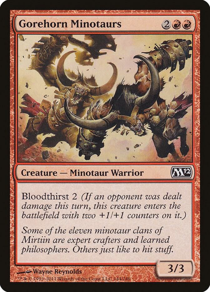 Gorehorn Minotaurs, Magic 2012 (M12) 144