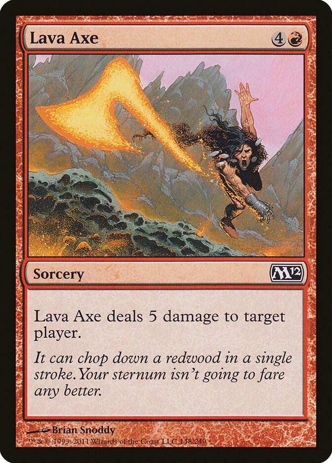 Lava Axe, Magic 2012 (M12) 148