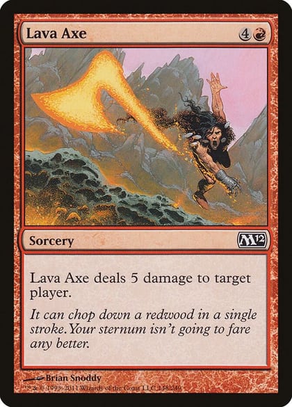 Lava Axe, Magic 2012 (M12) 148
