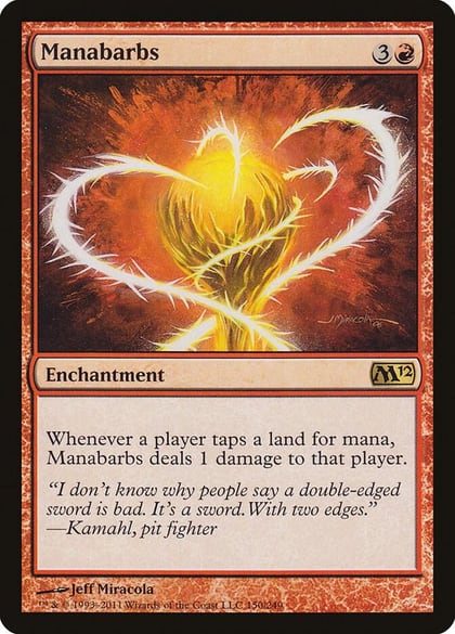 Manabarbs, Magic 2012 (M12) 150