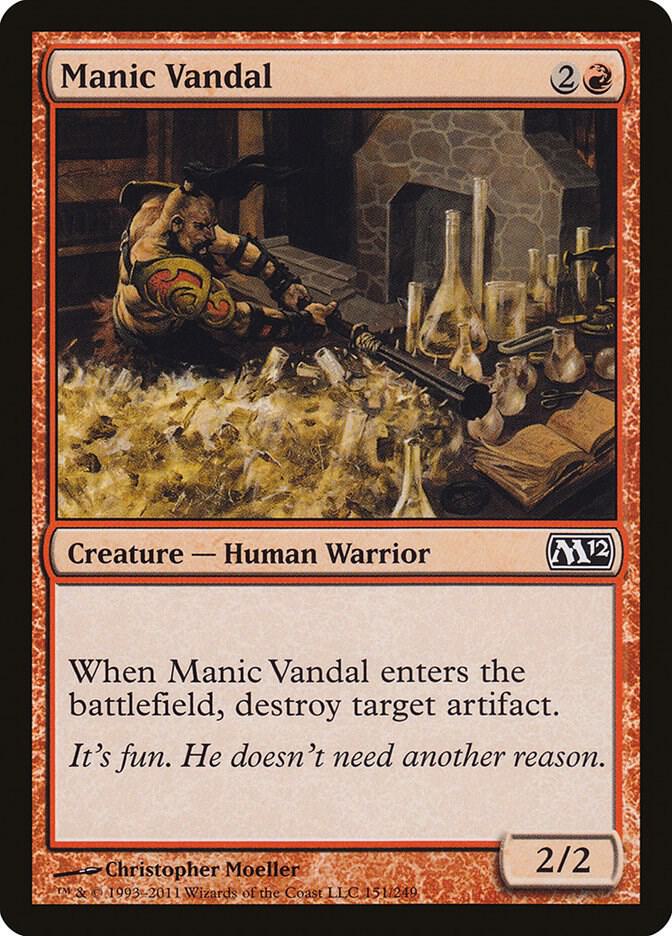Manic Vandal, Magic 2012 (M12) 151