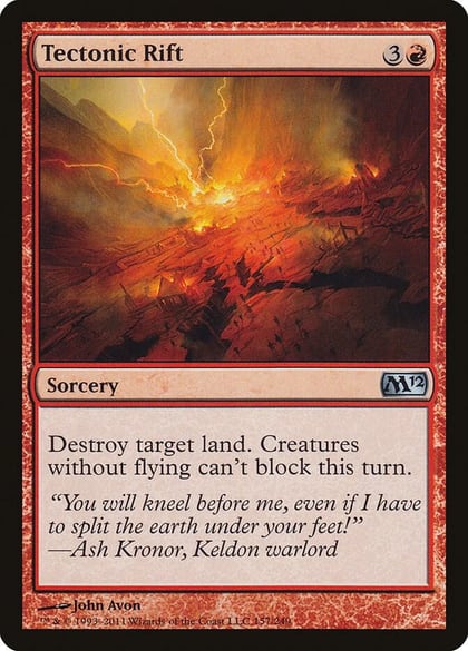 Tectonic Rift, Magic 2012 (M12) 157