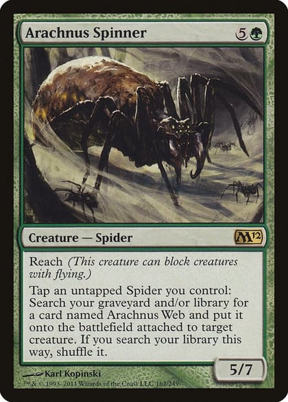 Arachnus Spinner, Magic 2012 (M12) 162