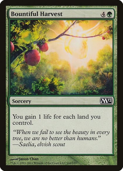 Bountiful Harvest, Magic 2012 (M12) 166