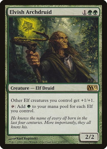 Elvish Archdruid, Magic 2012 (M12) 172