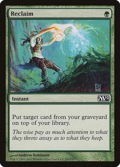 Reclaim, Magic 2012 (M12) 191