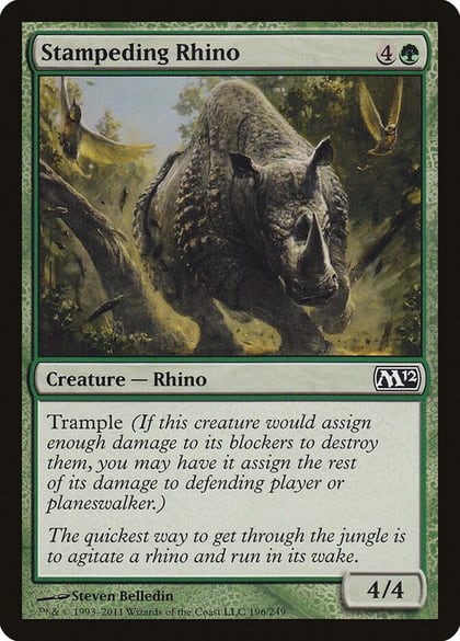 Stampeding Rhino, Magic 2012 (M12) 196