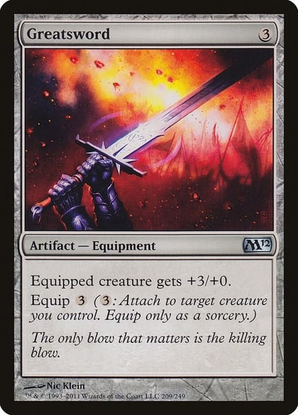 Greatsword, Magic 2012 (M12) 209