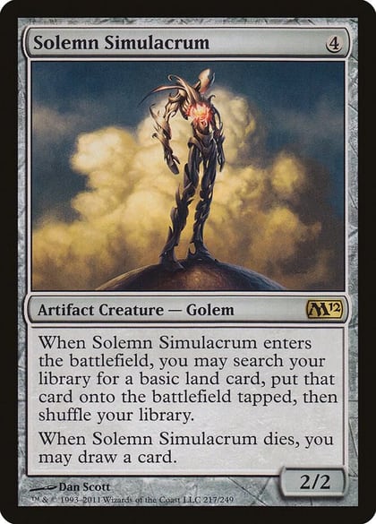 Solemn Simulacrum, Magic 2012 (M12) 217