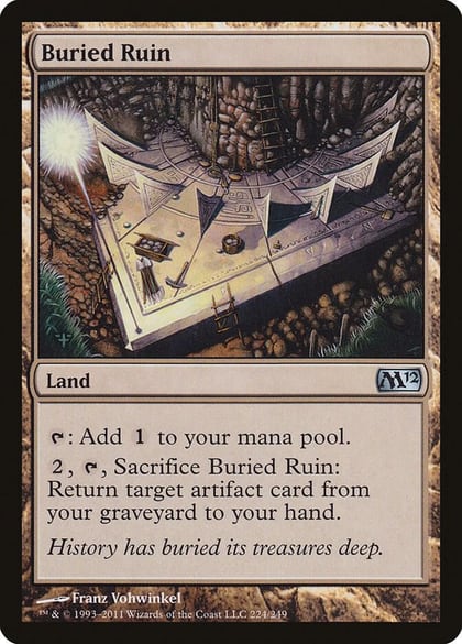 Buried Ruin, Magic 2012 (M12) 224