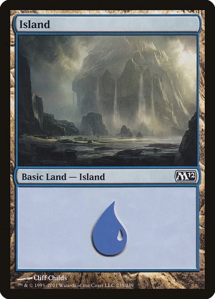 Island (235), Magic 2012 (M12) 235