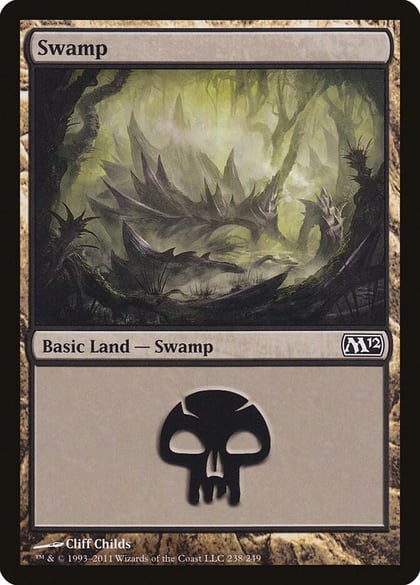 Swamp (238), Magic 2012 (M12) 238