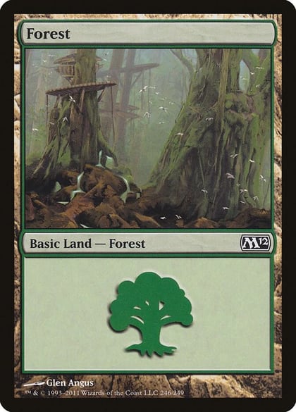 Forest (246), Magic 2012 (M12) 246
