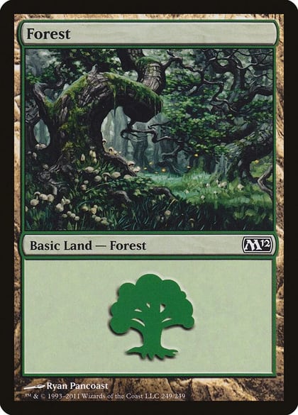 Forest (249), Magic 2012 (M12) 249