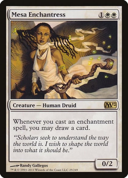 Mesa Enchantress, Magic 2012 (M12) 25