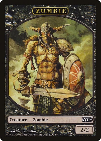 Zombie Token, Magic 2012 (M12) 3