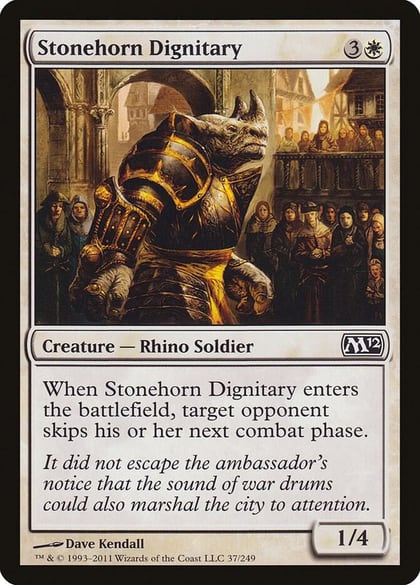 Stonehorn Dignitary, Magic 2012 (M12) 37
