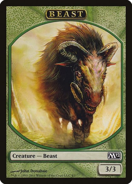 Beast Token, Magic 2012 (M12) 4