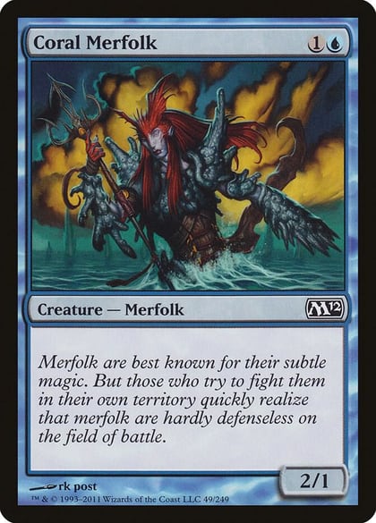 Coral Merfolk, Magic 2012 (M12) 49