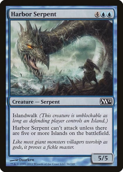 Harbor Serpent, Magic 2012 (M12) 56