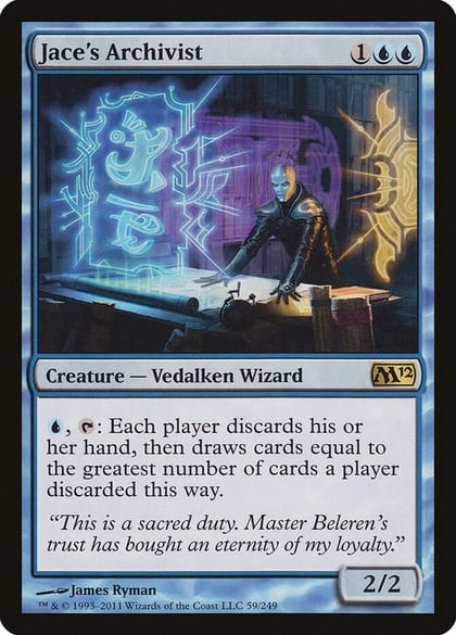 Jace's Archivist, Magic 2012 (M12) 59