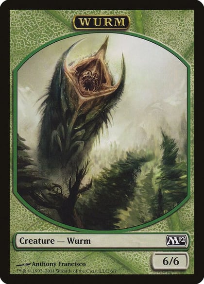 Wurm Token, Magic 2012 (M12) 6