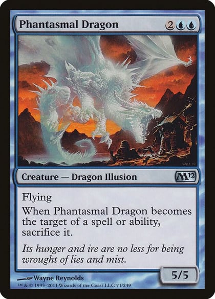 Phantasmal Dragon, Magic 2012 (M12) 71