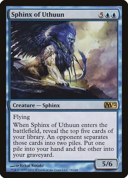 Sphinx of Uthuun, Magic 2012 (M12) 76