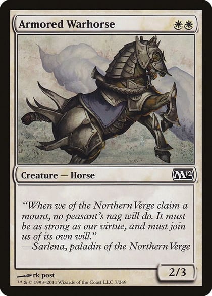 Armored Warhorse, Magic 2012 (M12) 7