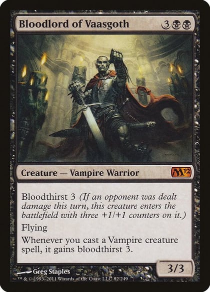 Bloodlord of Vaasgoth, Magic 2012 (M12) 82