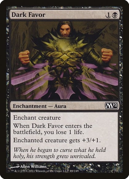 Dark Favor, Magic 2012 (M12) 89