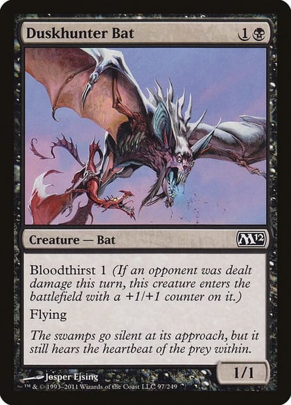 Duskhunter Bat, Magic 2012 (M12) 97