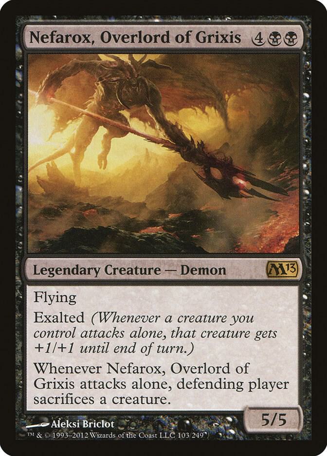 Nefarox, Overlord of Grixis, Magic 2013 (M13) 103