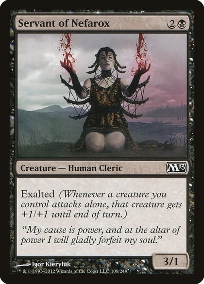 Servant of Nefarox, Magic 2013 (M13) 108
