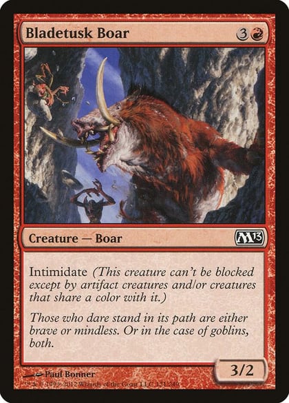 Bladetusk Boar, Magic 2013 (M13) 121