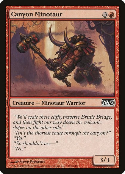 Canyon Minotaur, Magic 2013 (M13) 122
