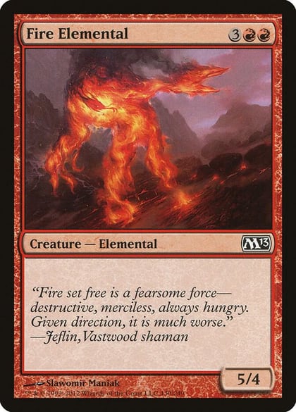 Fire Elemental, Magic 2013 (M13) 130
