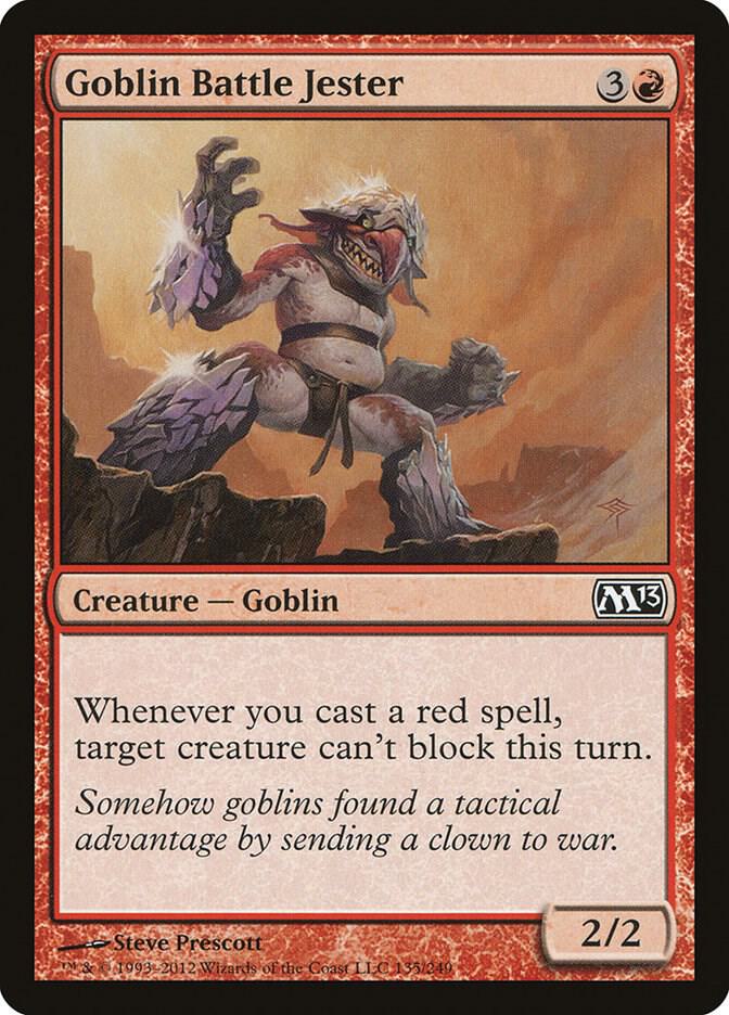 Goblin Battle Jester, Magic 2013 (M13) 135