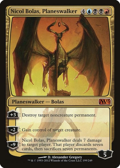 Nicol Bolas, Planeswalker, Magic 2013 (M13) 199