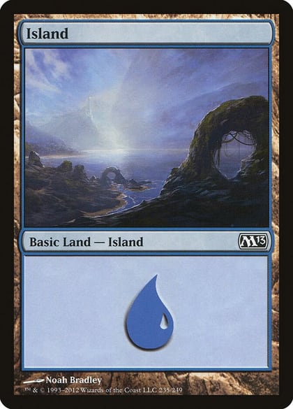 Island (235), Magic 2013 (M13) 235
