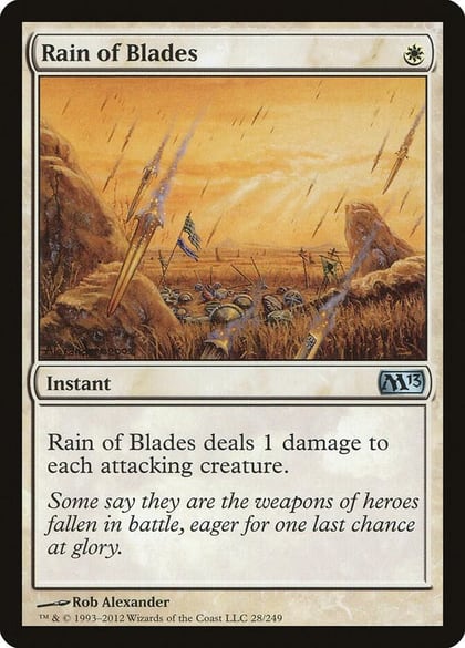 Rain of Blades, Magic 2013 (M13) 28