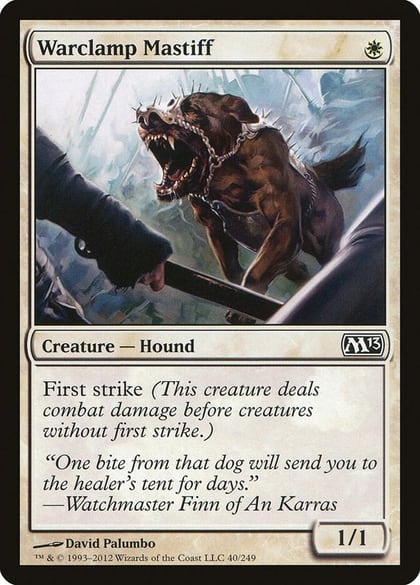 Warclamp Mastiff, Magic 2013 (M13) 40