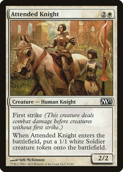 Attended Knight, Magic 2013 (M13) 5