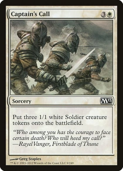 Captain's Call, Magic 2013 (M13) 9