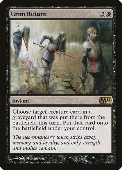 Grim Return, Magic 2014 (M14) 100