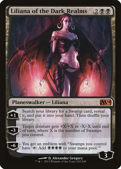 Liliana of the Dark Realms, Magic 2014 (M14) 102