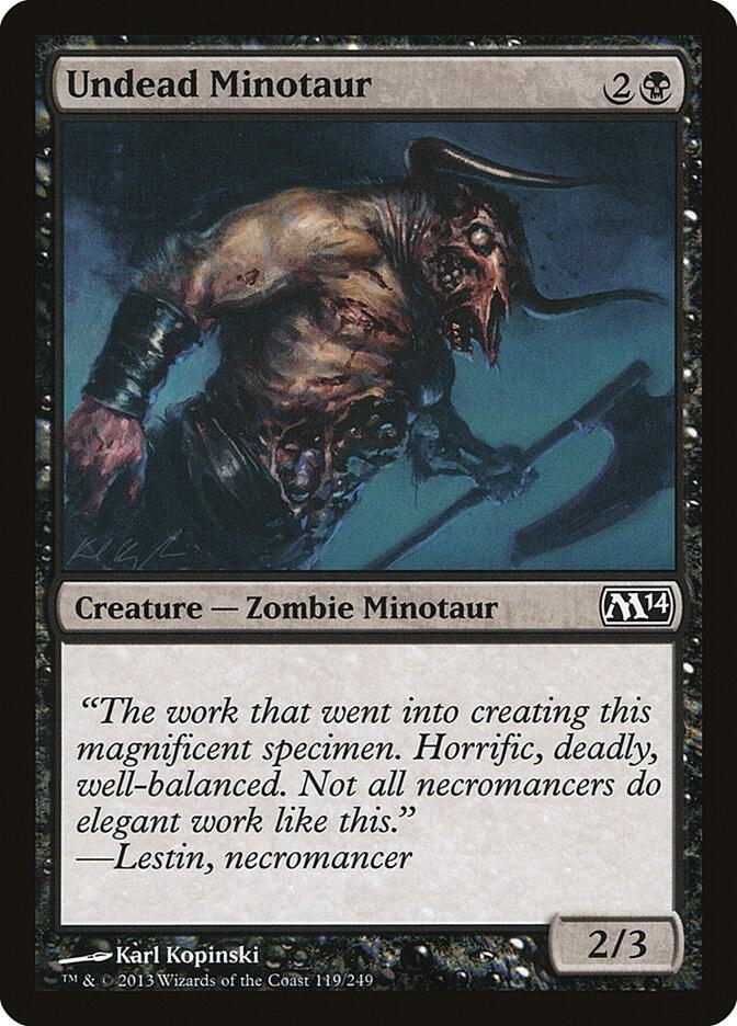 Undead Minotaur, Magic 2014 (M14) 119